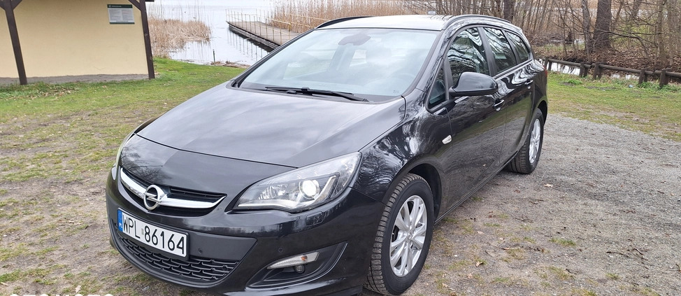 Opel Astra cena 35900 przebieg: 195000, rok produkcji 2015 z Zbąszyń małe 191